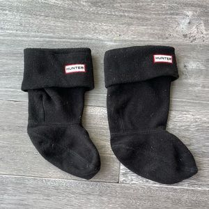 Hunter Boot Black Kids Socks